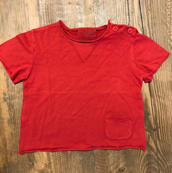 Maglietta MC rossa 9m Frugoo
