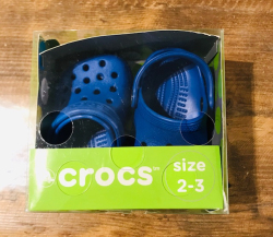 Crocs blu n.19-20 NUOVE