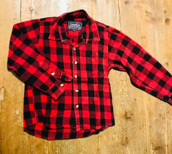 Camicia flanella ML scozz rossa 8a Canadian