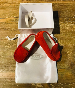 Mocassino scam rosso n.19 Tod's NUOVE
