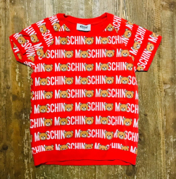 Maglietta MC orsetti rossa 7-8a Moschino