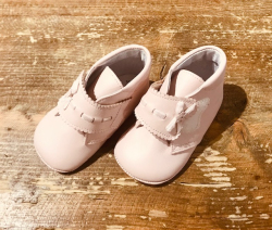 Baby pelle alte rosa n.19 Leon Shoes NUOVE (inverno)