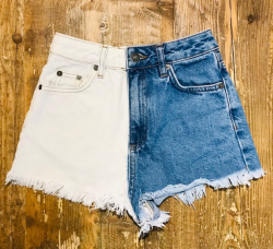 Short in jeans bi color 8-10a SunDued