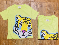 Magliette MC verdi tigre 5a e 10a e 12a Kenzo NUOVE